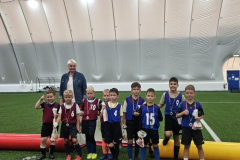 Skrūzmane Maija ar 2.-3. klašu futbola komandu kopbilde