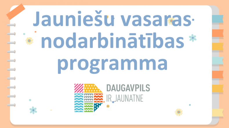 Jauniešu vasaras nodarbinātība 2026