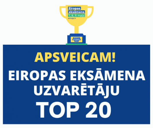 Apsveicam Eiropas eksāmena 2023 </br>laureātus Daugavpils Valsts ģimnāzijā!