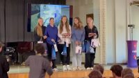 Lepojamies ar 11.b klases komandu </br>sniegumu pilsētvides spēlē “Roadgames”