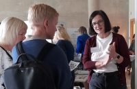 Mūsu fizikas un matemātikas skolotāja </br>dalās pieredzē