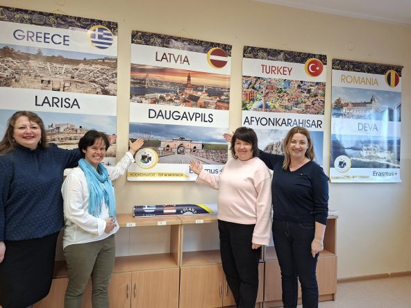 Daugavpils Valsts ģimnāzijas skolotāji – eksperti Erasmus+ projektu mobilitātēs
